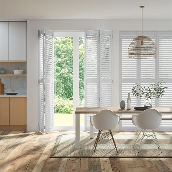 Sherbrooke Cool White Shutter Blinds