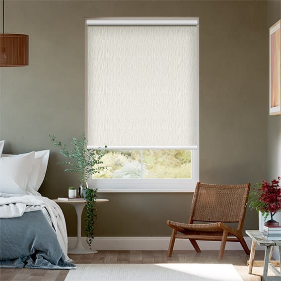 Electric Static Ivory Roller Blind