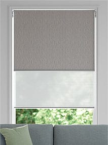 Double Roller Static Pebble Grey Blind Double Roller Blind thumbnail image