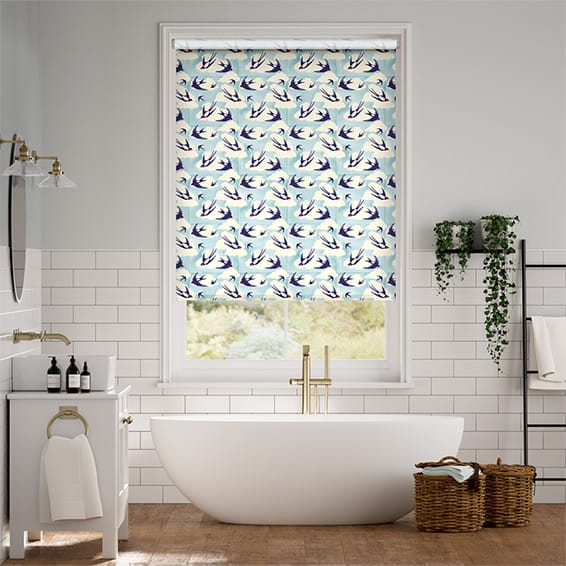 Choices Blue Swallows Multi Roller Blind