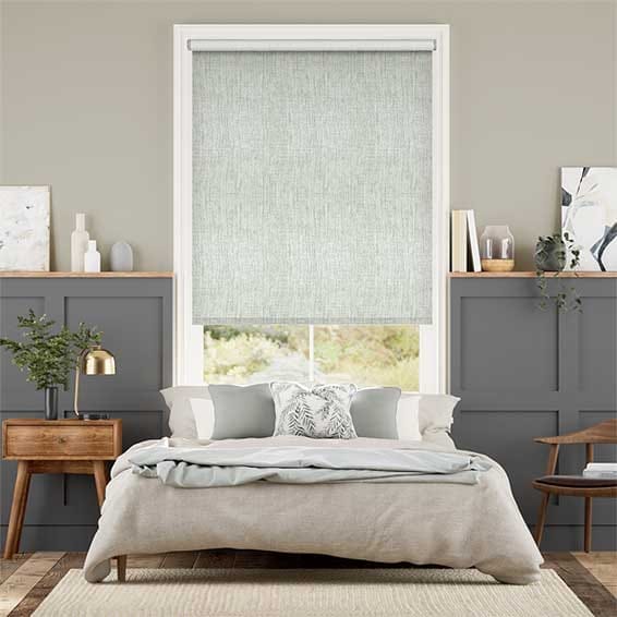 Thermal Luxe Dimout Limestone Roller Blind