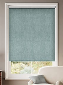 Thermal Luxe Dimout Teal Roller Blind thumbnail image