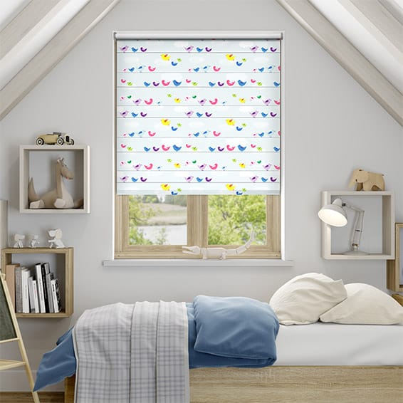 Tiny Wings Blockout Roller Blind