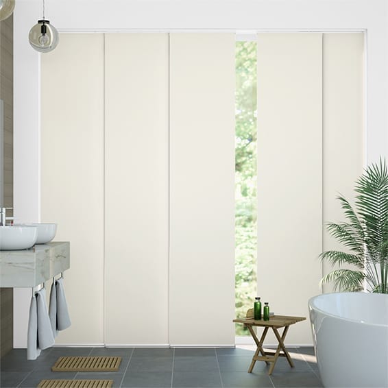 Titan Blockout Bone White Panel Blind