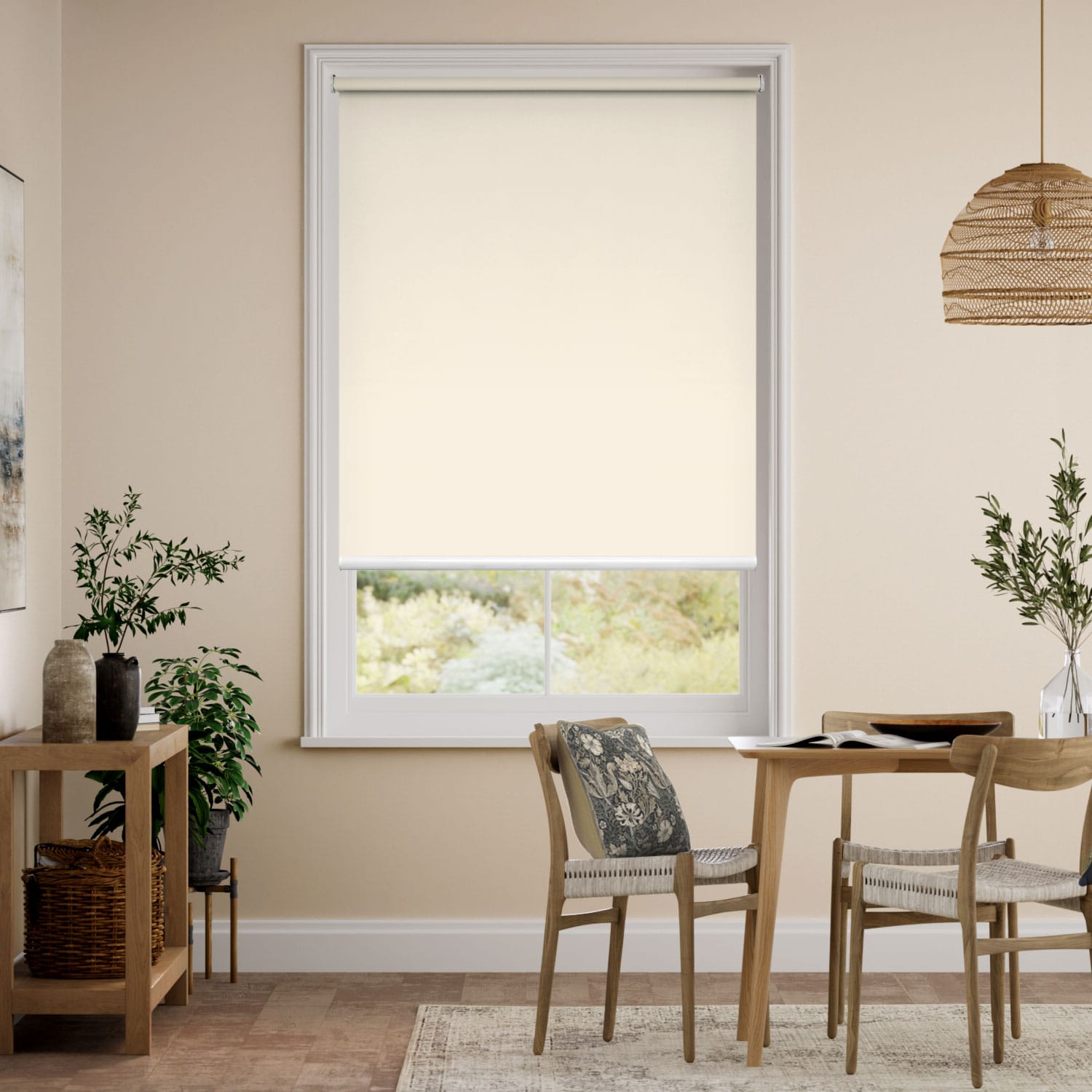 Titan Blockout Cream Roller Blind