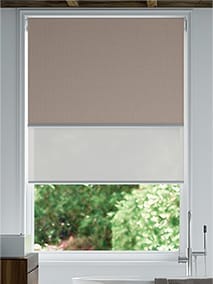Double Roller Titan Warm Stone Blind Double Roller Blind thumbnail image