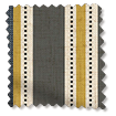 Twill Stripe Linen Gold Shadow Curtains swatch image