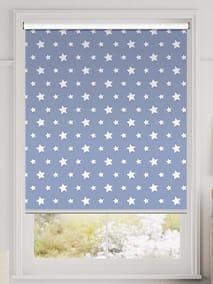 Express Twist2Fit Blockout Blue Easy Fit Roller Blind thumbnail image