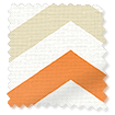 S-Fold Vector Border Tangerine Curtains sample image