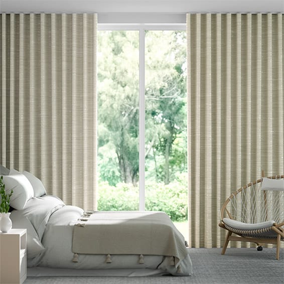 S-Fold Ahisma Luxe Faux Silk Gilt  Curtains