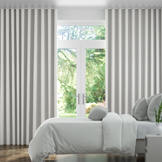S-Fold Ansari Platinum Curtains