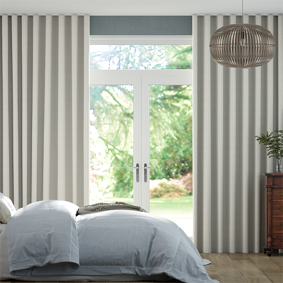 S-Fold Arlo Softest Grey Curtains