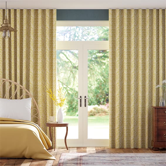 S-Fold Armeria Honey Curtains