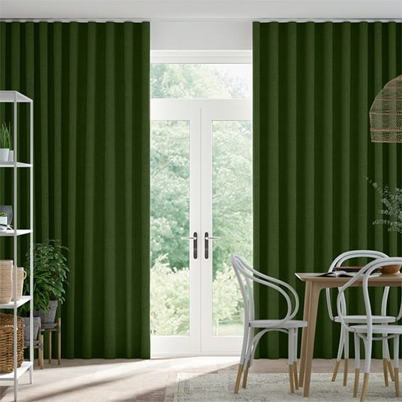 Bijou Linen Pear  S-Fold Curtains