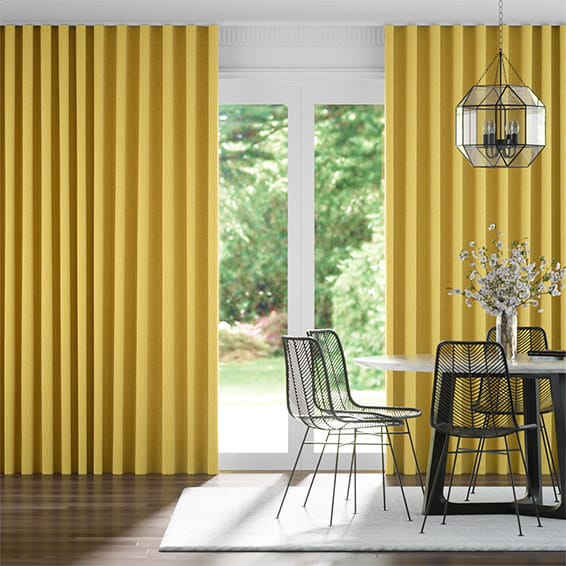 S-Fold Cavendish Mimosa Gold Curtains