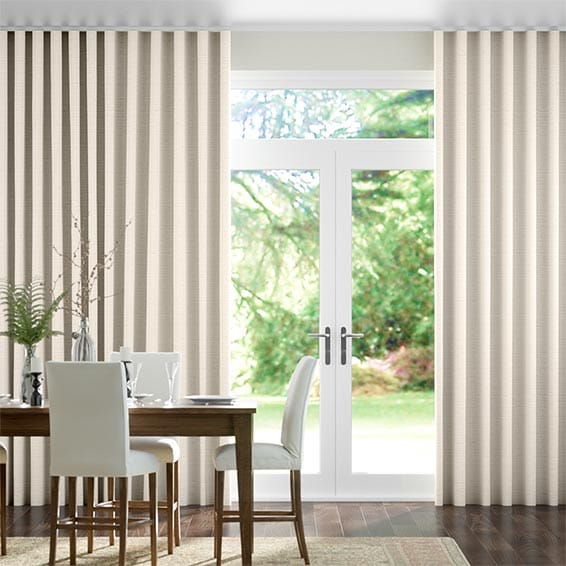 S-Fold Chalfont Natural Grey Curtains