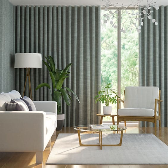 Witley Silver S-Fold Curtains