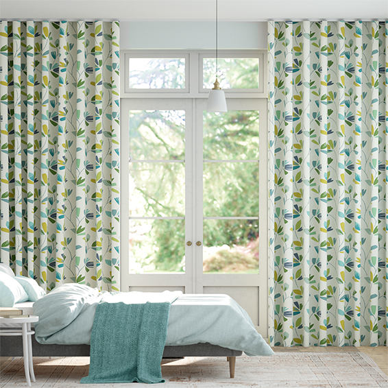 S-Fold Juniper Limeade Curtains