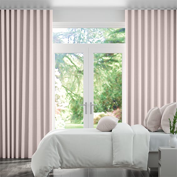 S-Fold Kirkland Soft Pink Curtains