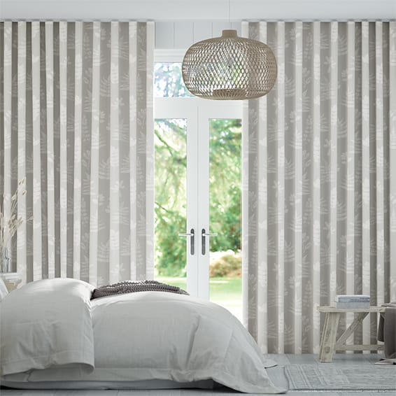 Laurel Dove Grey S-Fold Curtains