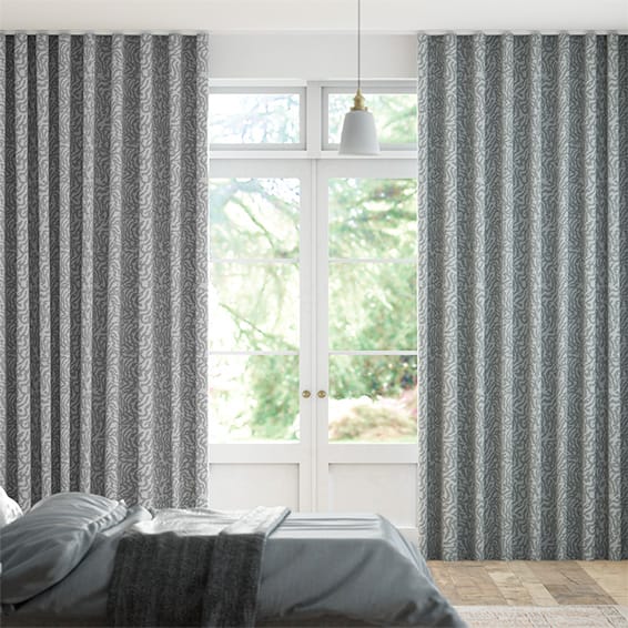 S-Fold Seduire Charcoal  Curtains