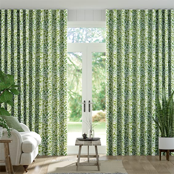 S-Fold William Morris Willow Bough Vine Curtains