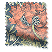 William Morris Honeysuckle and Tulip Velvet Vermillion swatch image